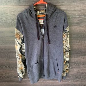 Legendary Whitetails gray and camouflage jacket
